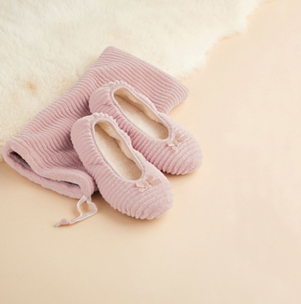 Les ballerines coloris silver pink