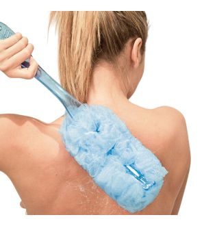 La brosse fleur de bain